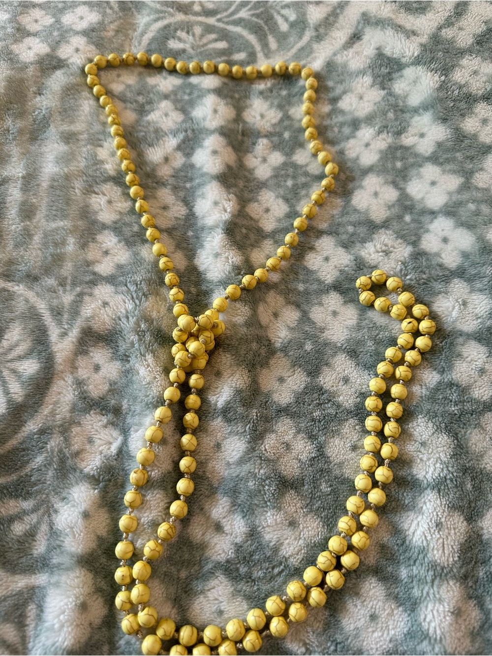 Yellow Beaded Knot Necklace - Women Jewelry